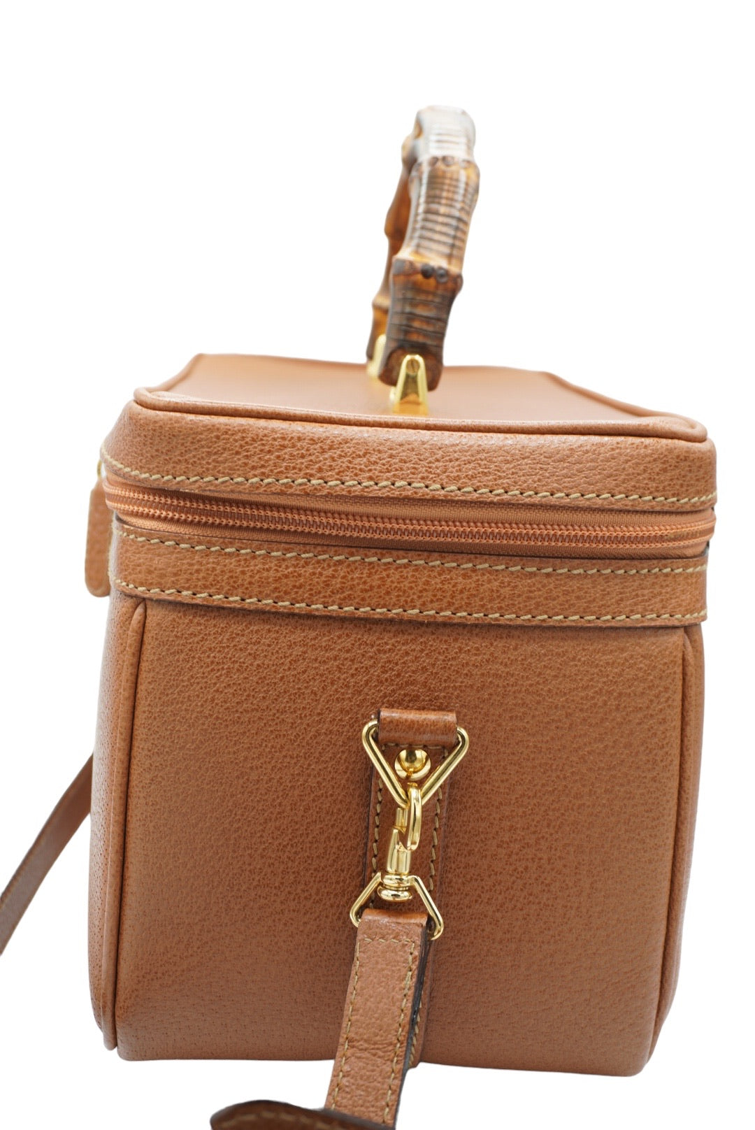 PRE-OWNED GG Vintage Bamboo Vanity Case