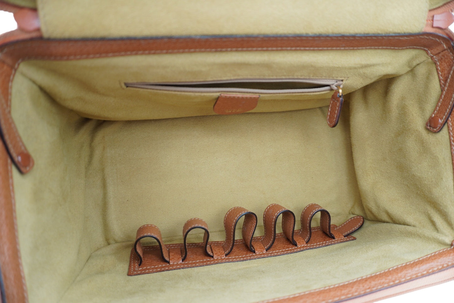 PRE-OWNED GG Vintage Bamboo Vanity Case