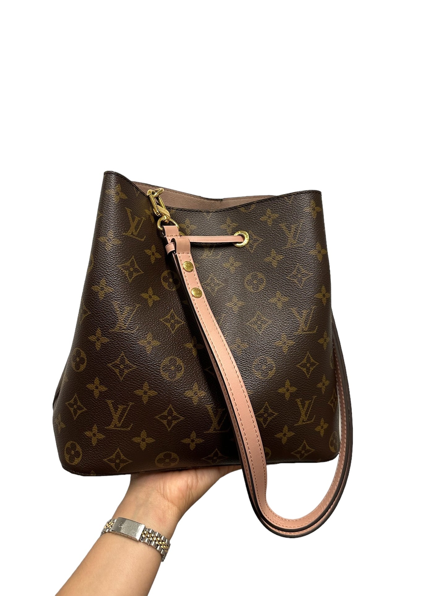 LOUIS VUITTON - Rose Ballerine Monogram Canvas NeoNoe MM