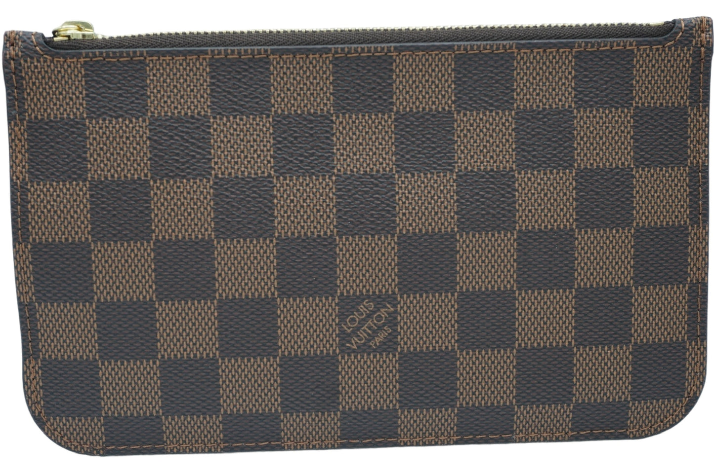 LOUIS VUITTON - Damier Ebene Canvas Pouch PM