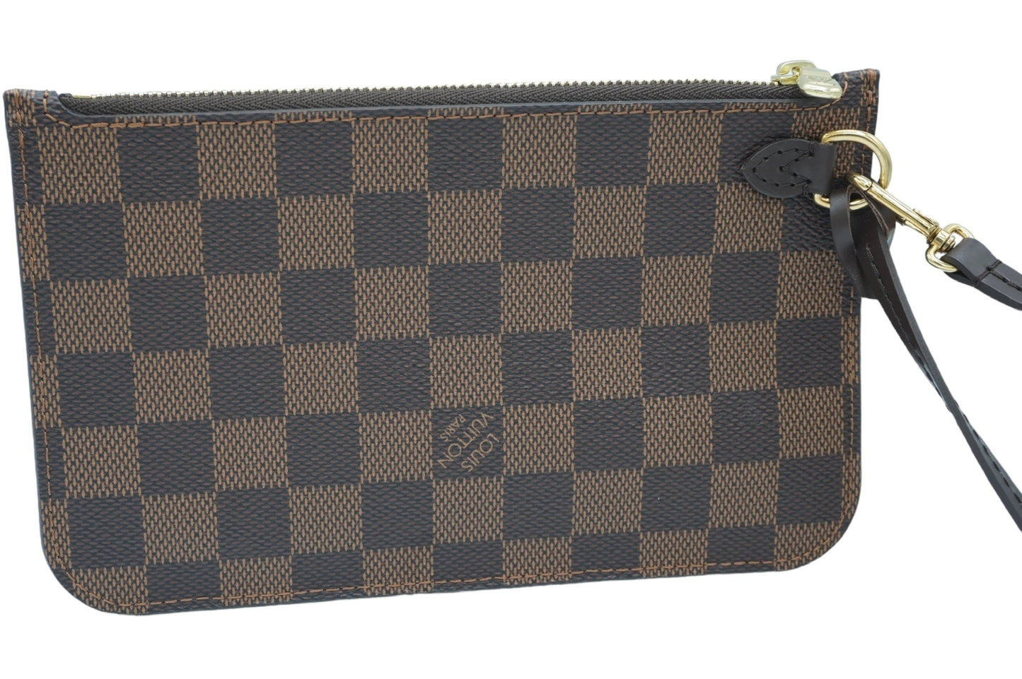 LOUIS VUITTON - Damier Ebene Canvas Pouch PM