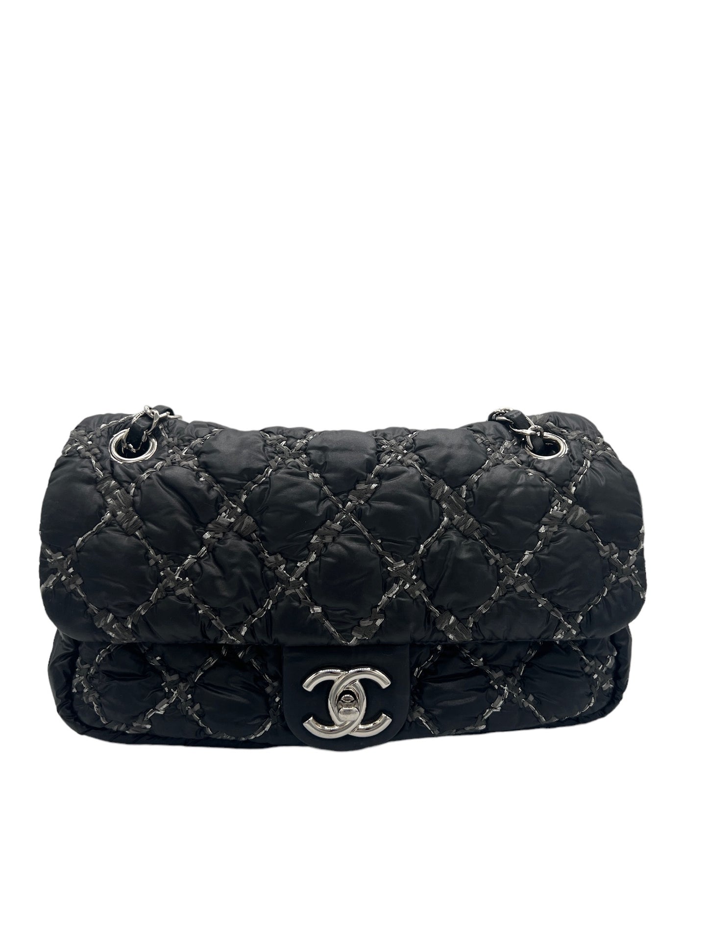 CHANEL - Paris-Byzance Tweed and Nylon Single Flap Bag