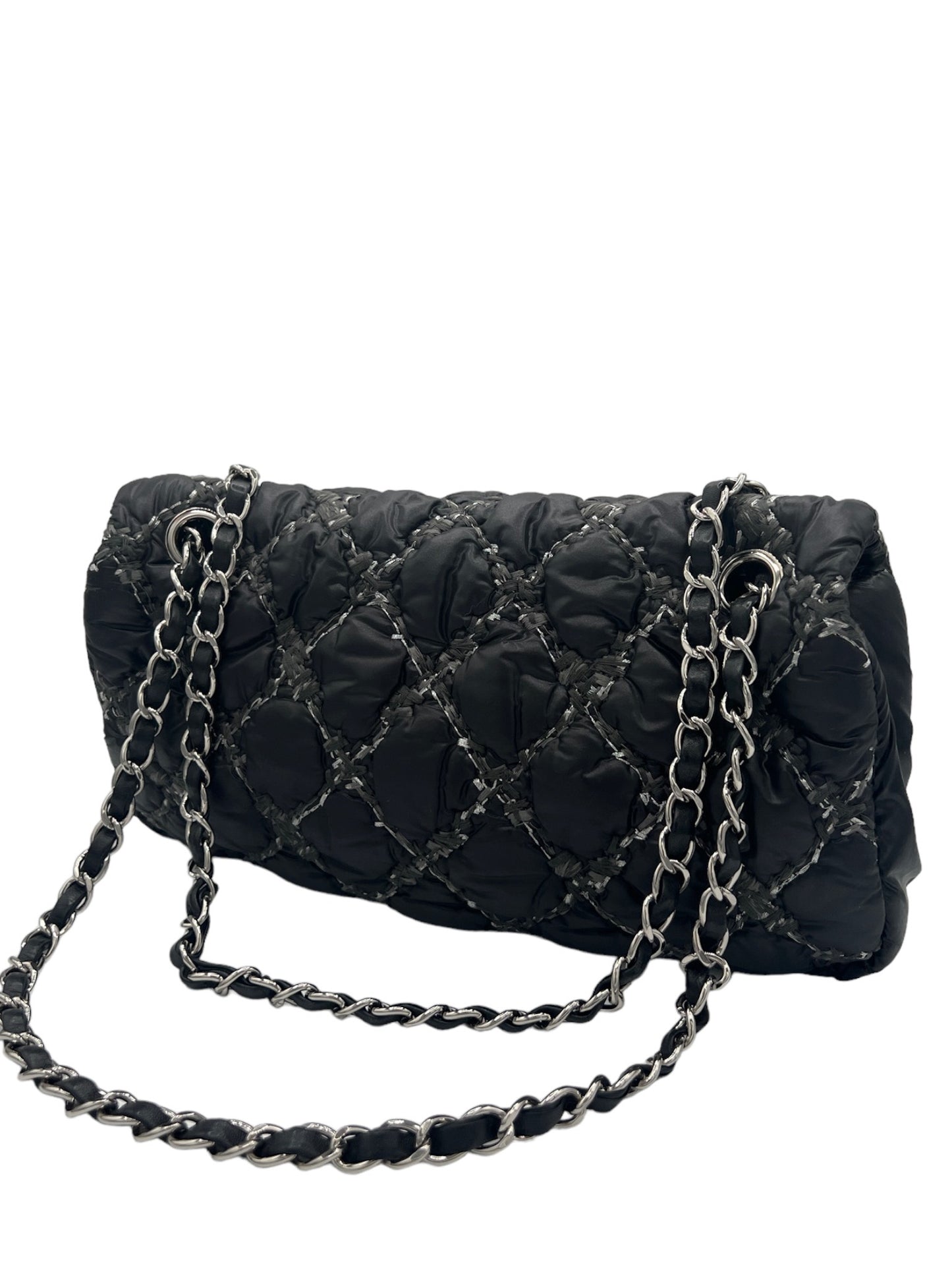 CHANEL - Paris-Byzance Tweed and Nylon Single Flap Bag