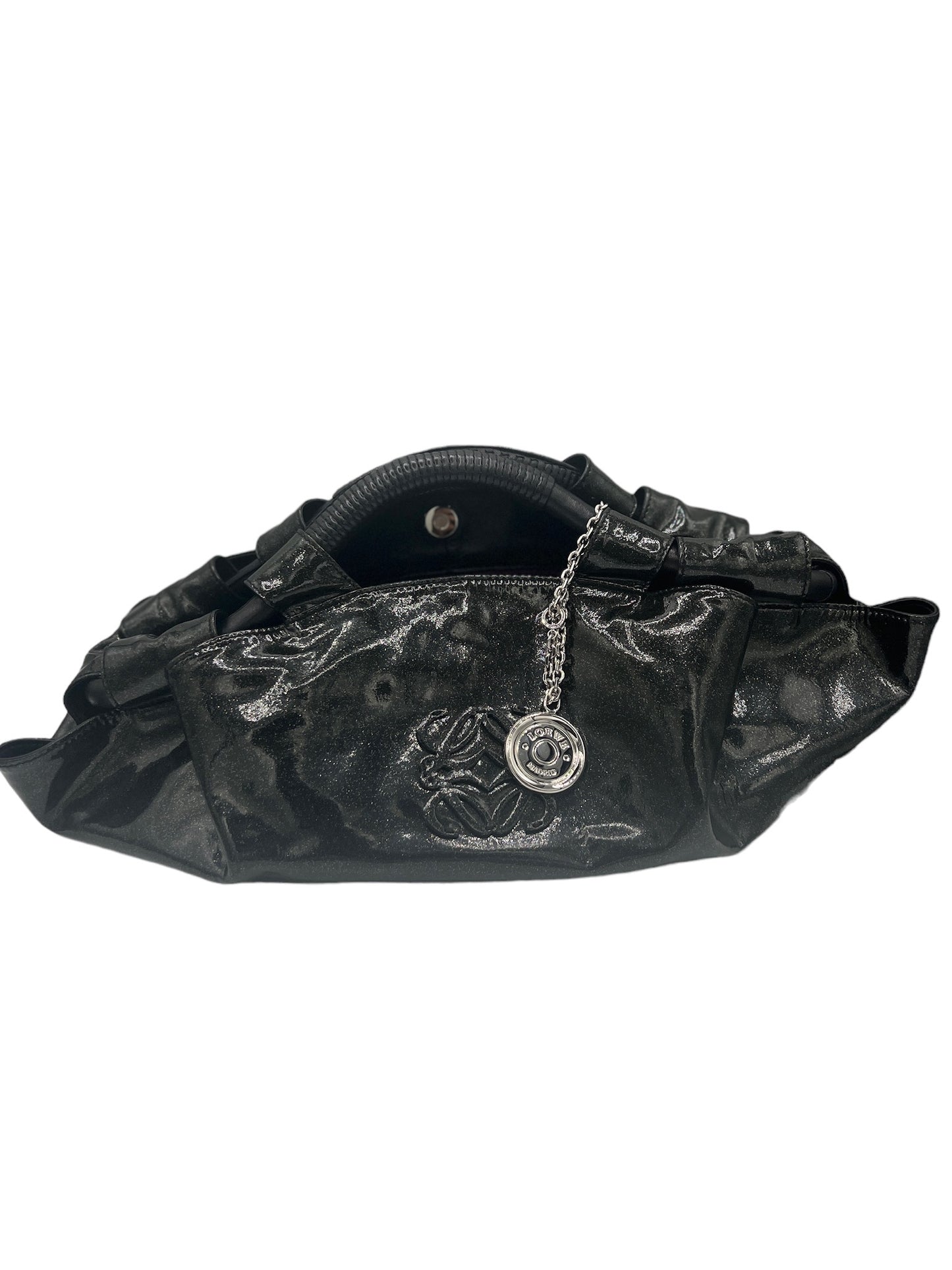 LOEWE - Black Shiny Nappa Aire Handbag