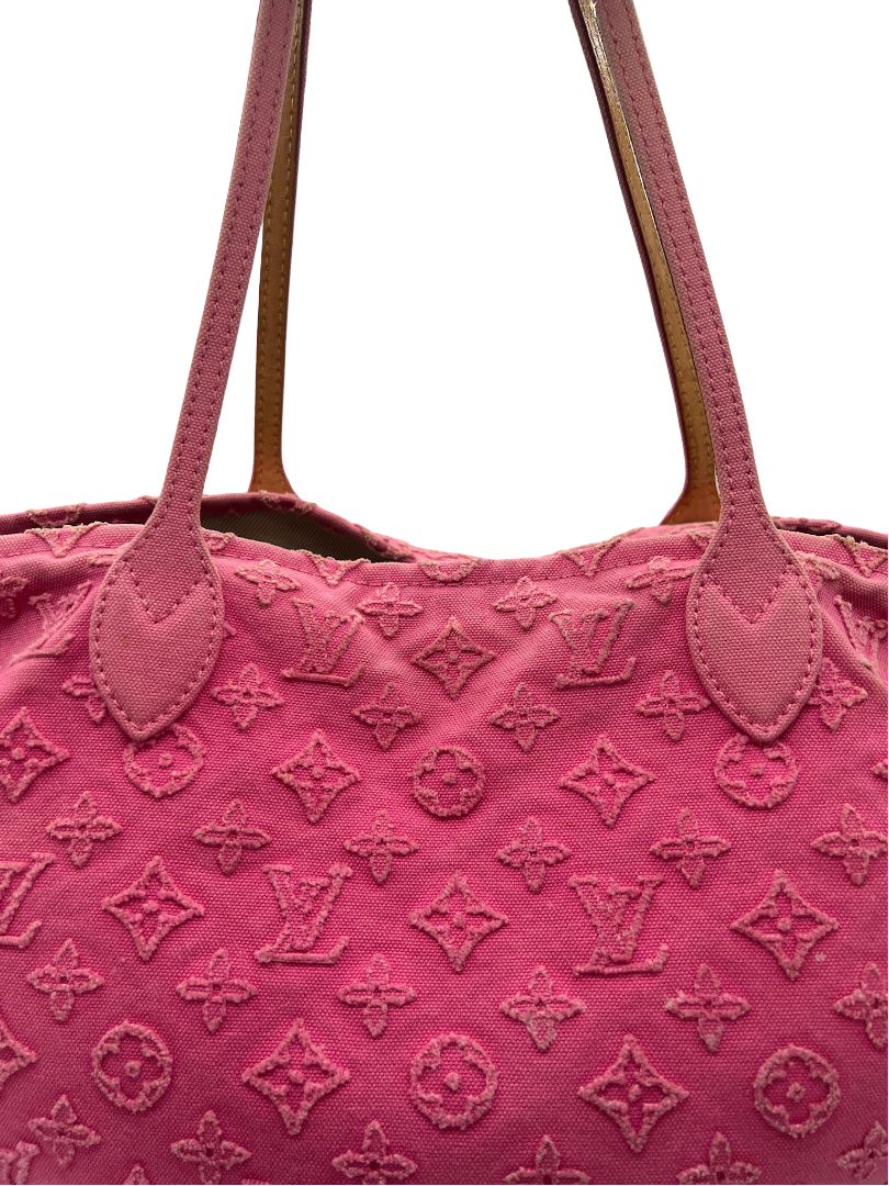 LOUIS VUITTON - Neverfull MM Rose Monogram Applique