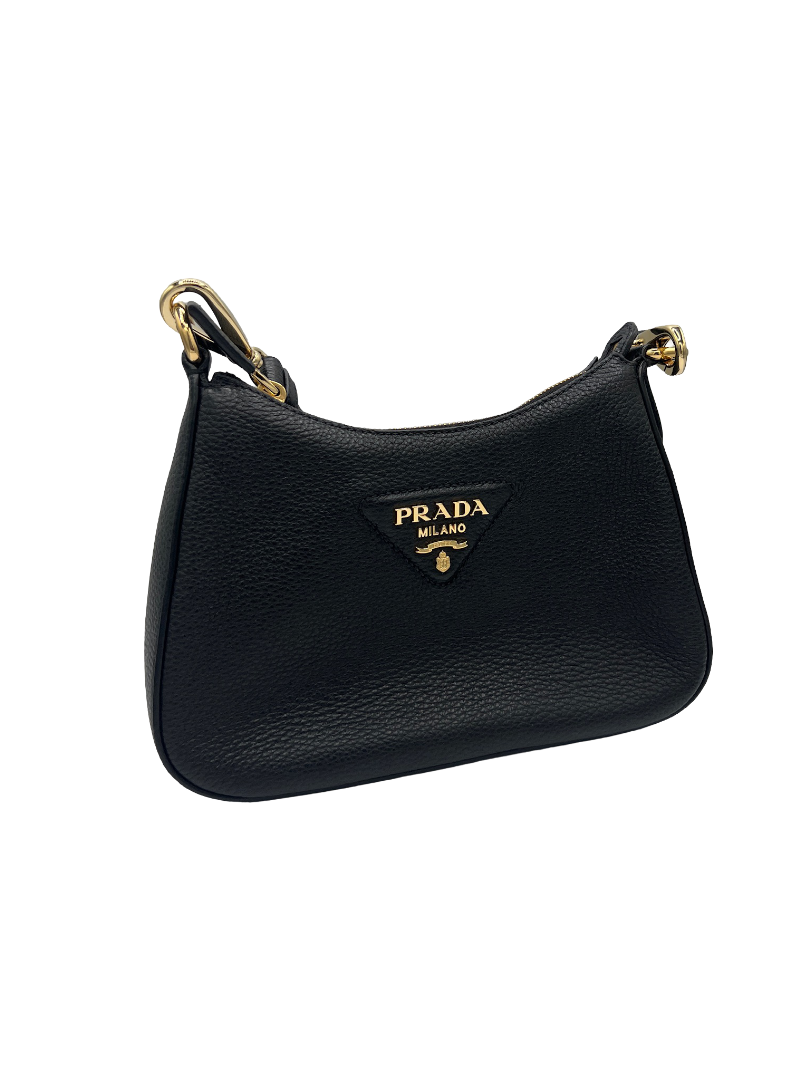 PRADA - Shoulder Bag Black Leather