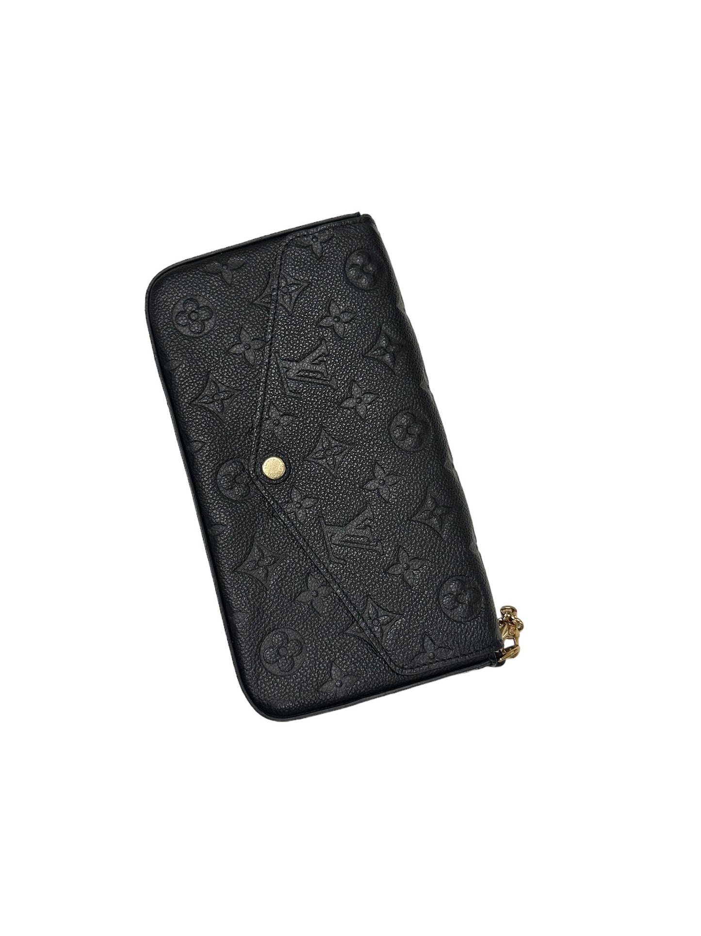 LOUIS VUITTON - Black Monogram Empreinte Felicie Pochette