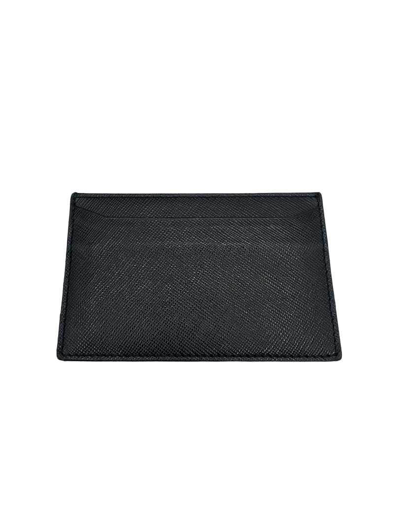 PRADA - Card Case Black Leather