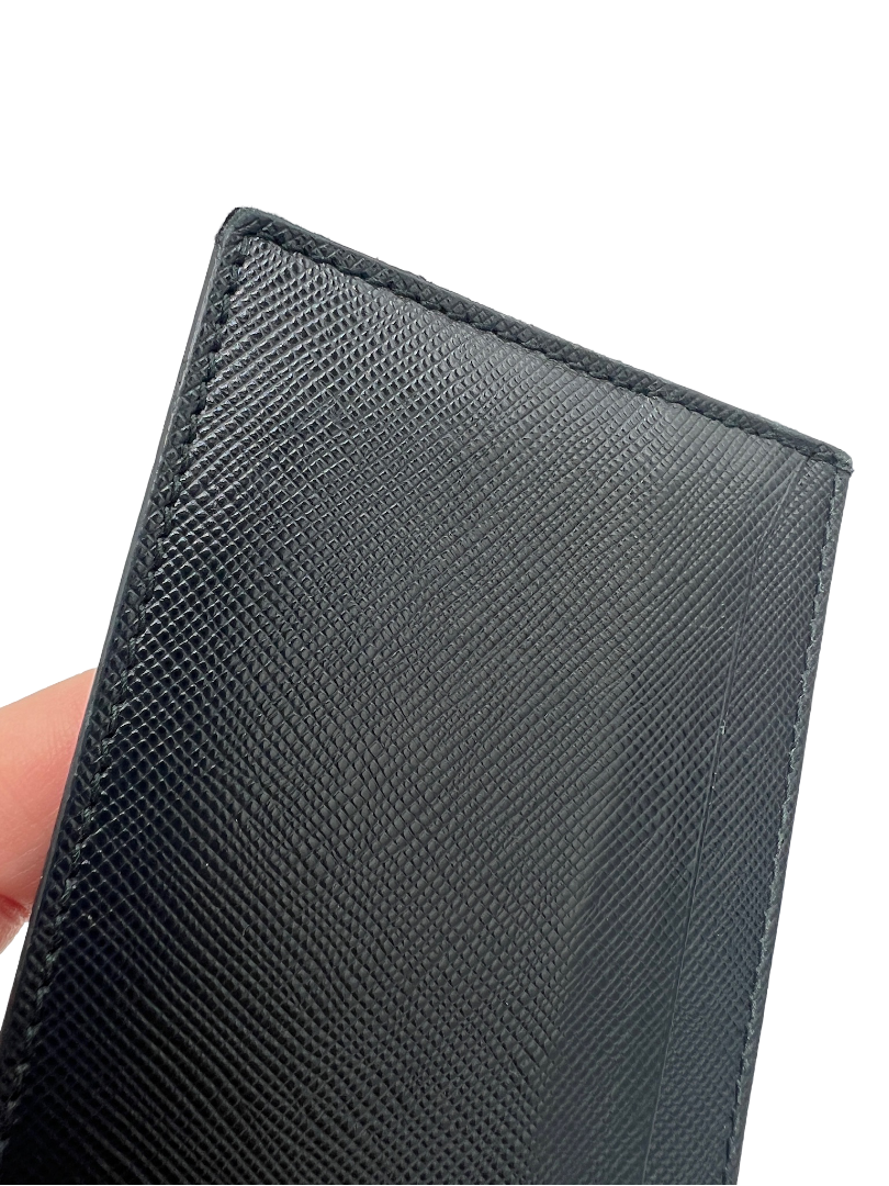 PRADA - Card Case Black Leather