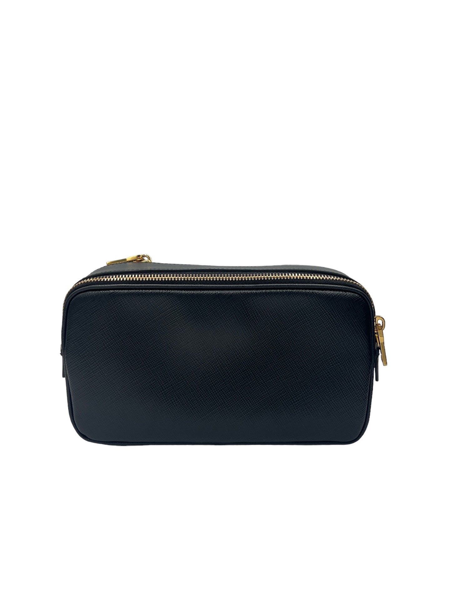 PRADA - Black Saffiano Leather Shoulder Bag