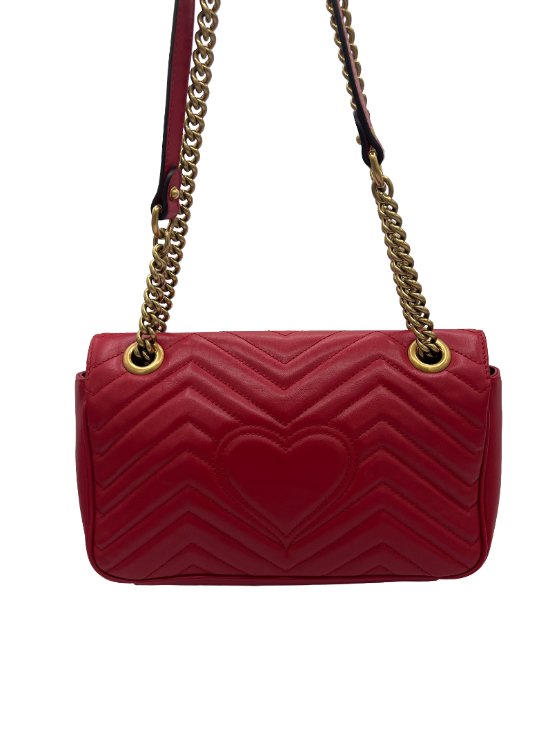 GUCCI - GG Marmont Flap Bag Matelasse Leather Small