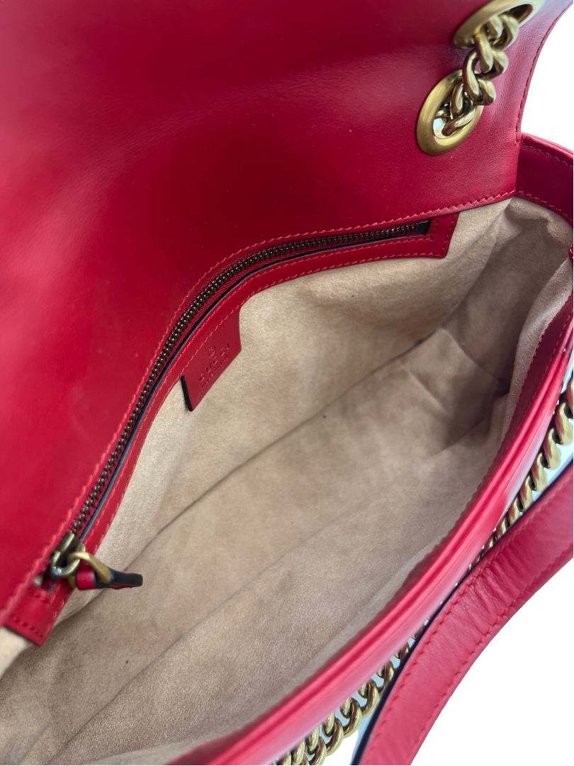GUCCI - GG Marmont Flap Bag Matelasse Leather Small