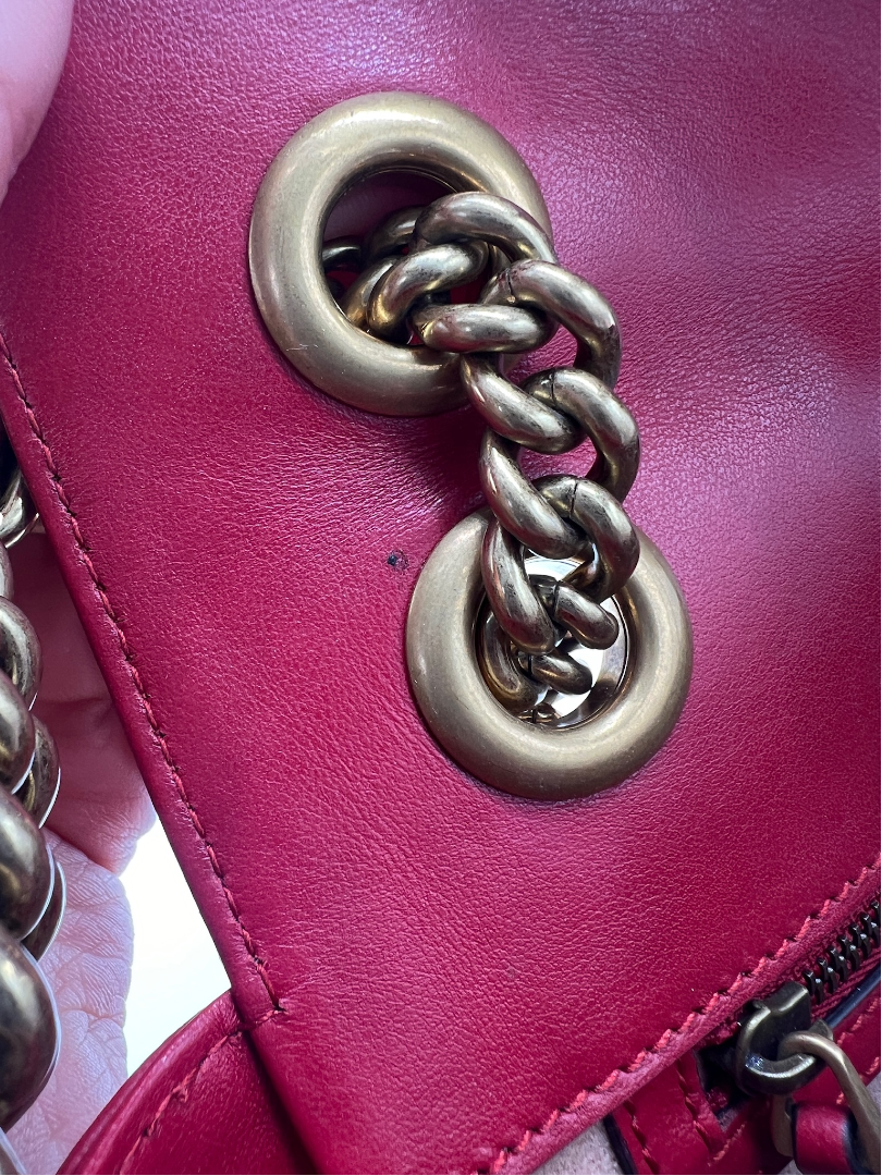GUCCI - GG Marmont Flap Bag Matelasse Leather Small