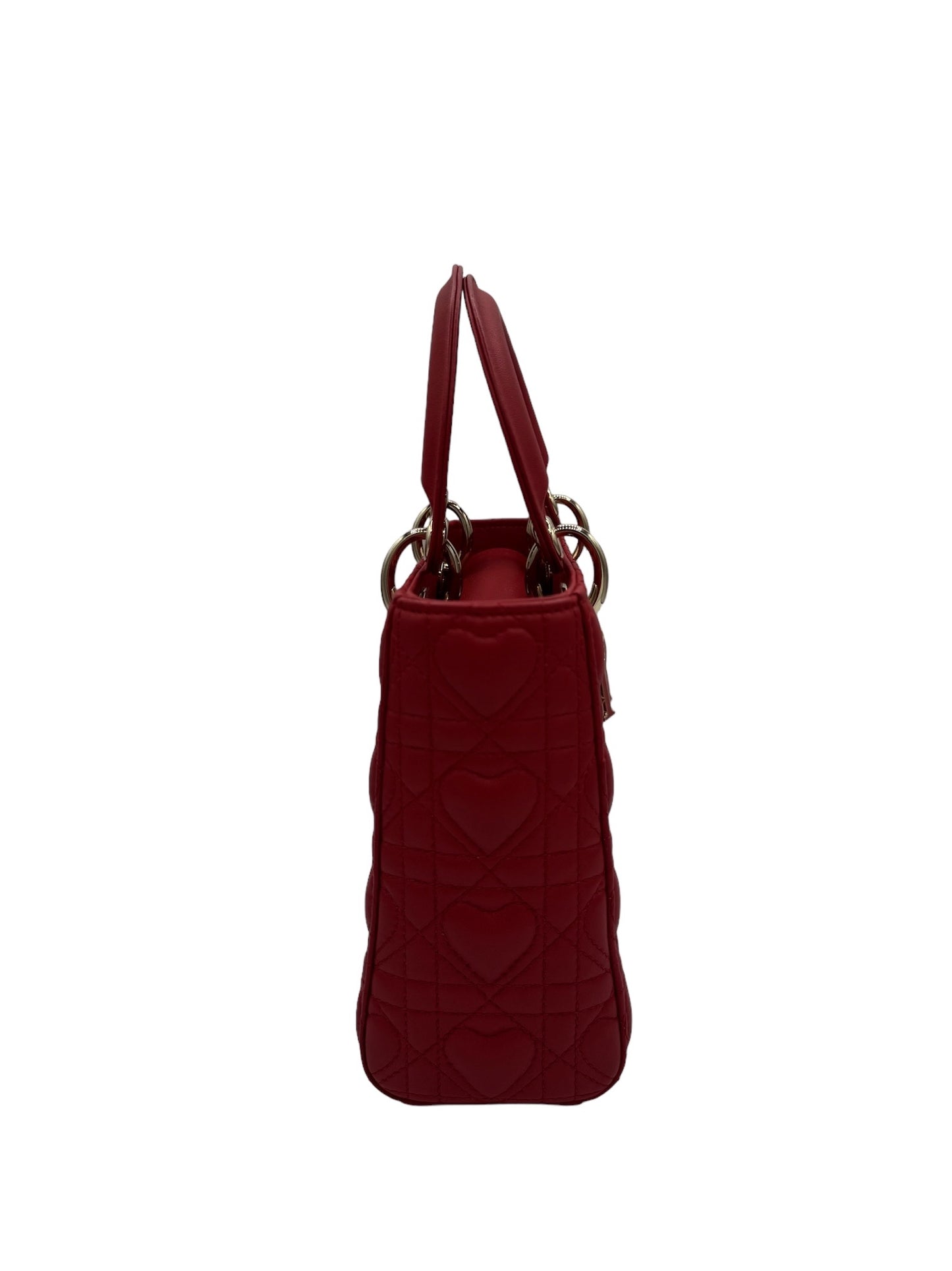 DIOR - Lambskin Cannage Dioramour Small ABC Lady Dior Crossbody Bag