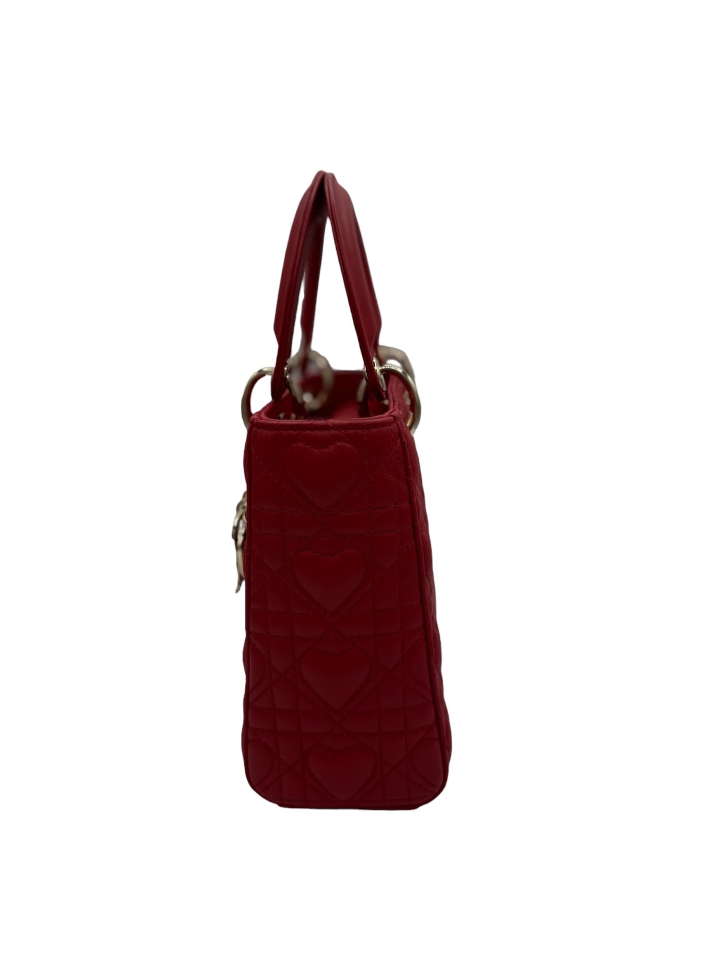 DIOR - Lambskin Cannage Dioramour Small ABC Lady Dior Crossbody Bag