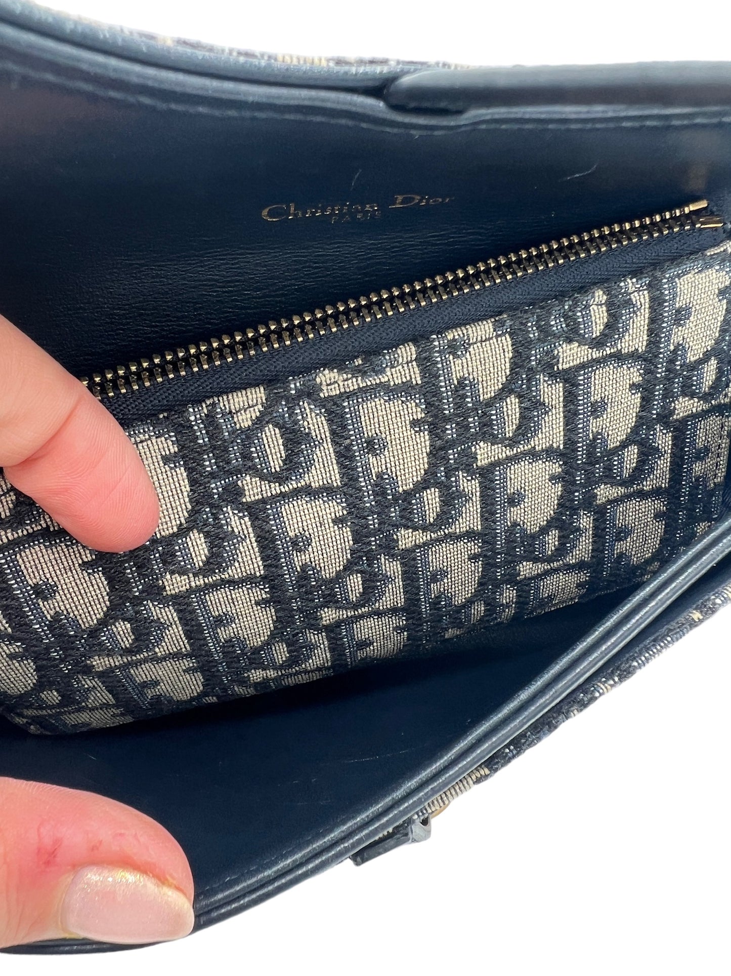 DIOR - Oblique Saddle WOC Shoulder Bag