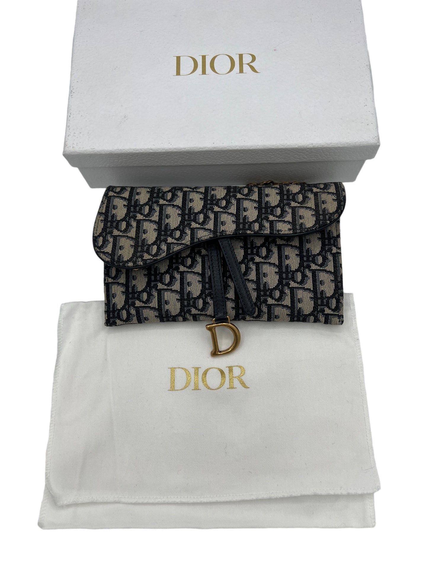 DIOR - Oblique Saddle WOC Shoulder Bag