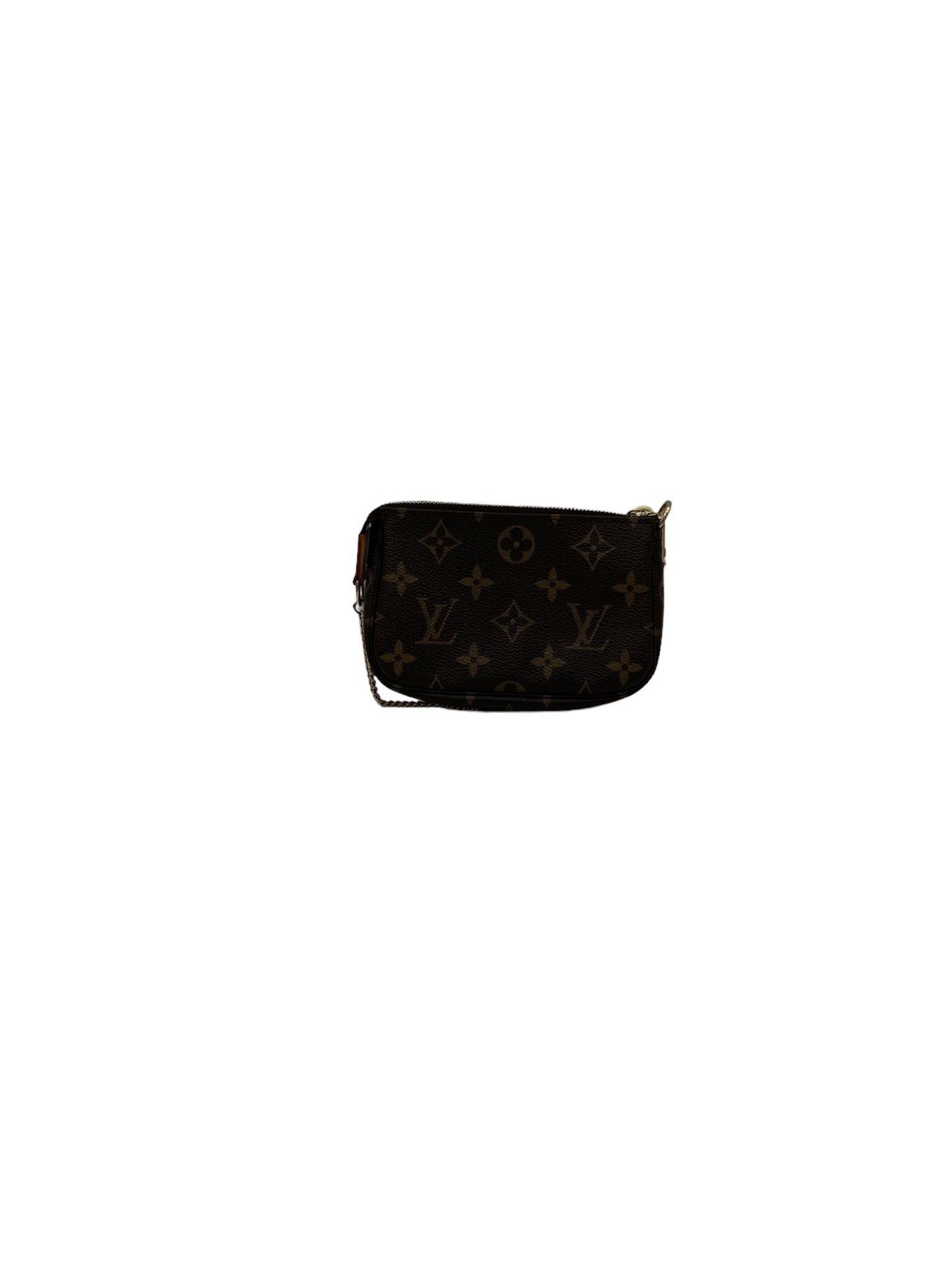 LOUIS VUITTON - Mini Pochette Brown Monogram Handbag
