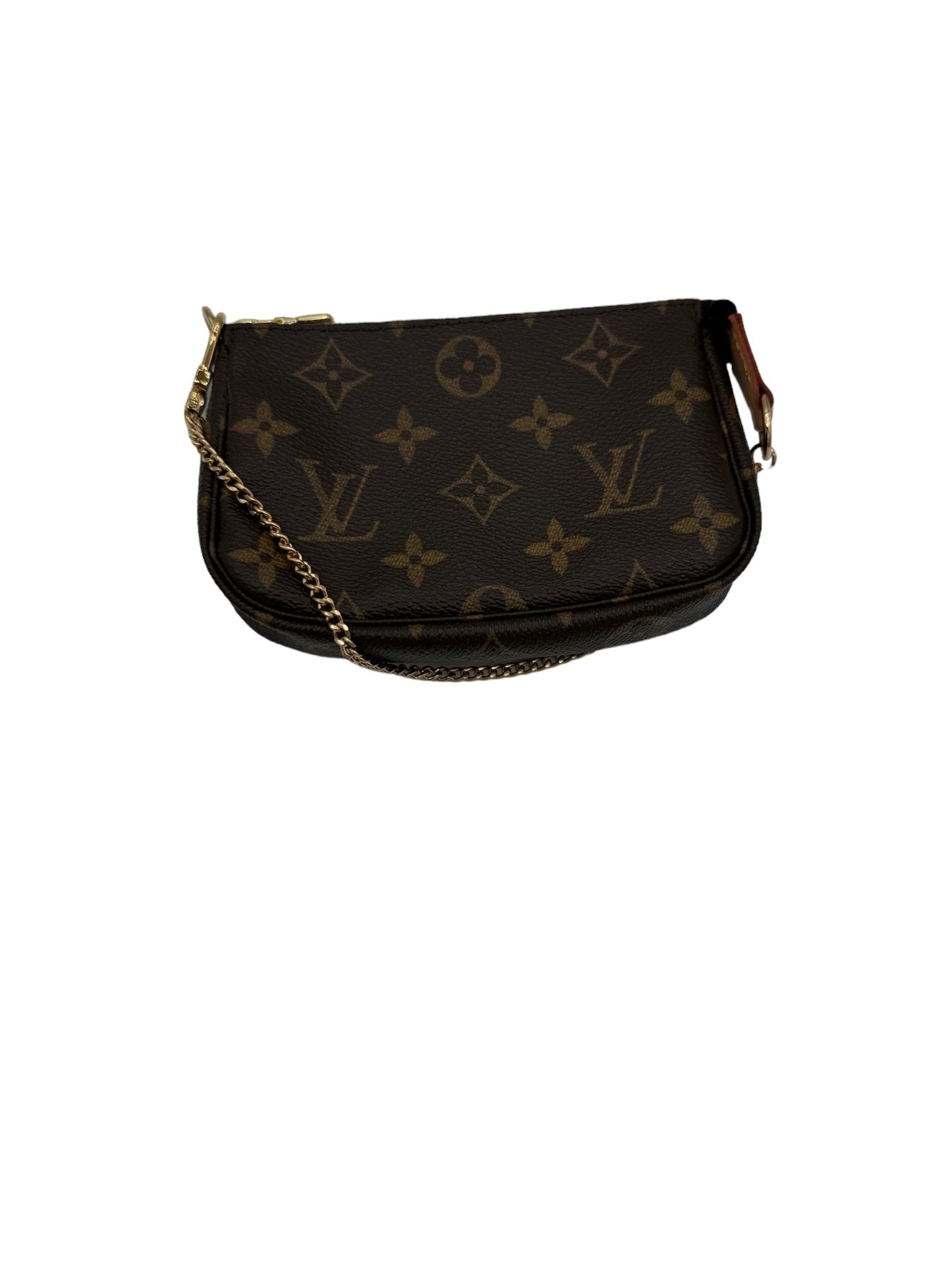 LOUIS VUITTON - Mini Pochette Brown Monogram Handbag