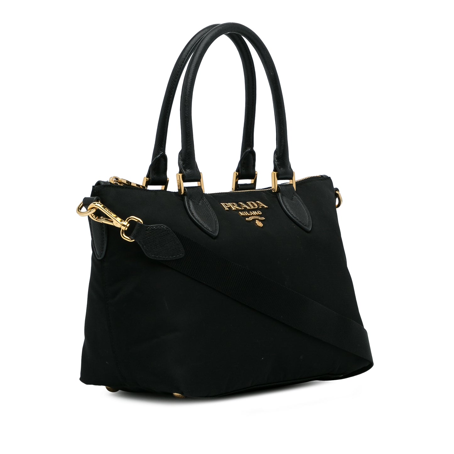 PRADA - Tessuto Satchel Crossbody Bag