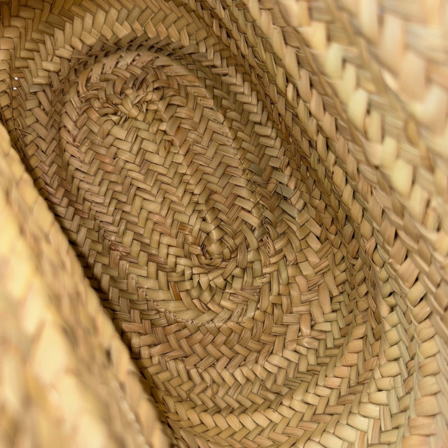 PRE-OWNED x Mifuko Woody Tote Raffia Large Shoulder Bag