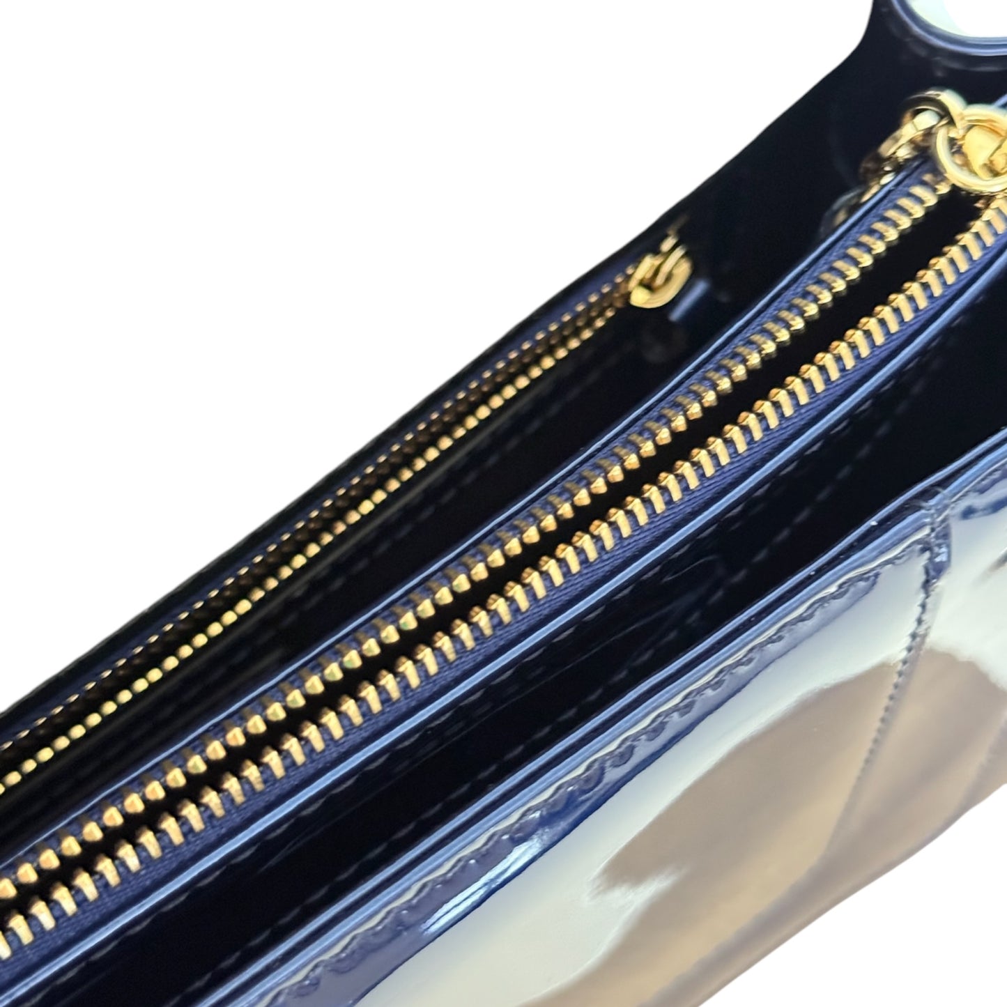PRE-OWNED Metallic Calfskin Serpenti Forever Shoulder Bag
