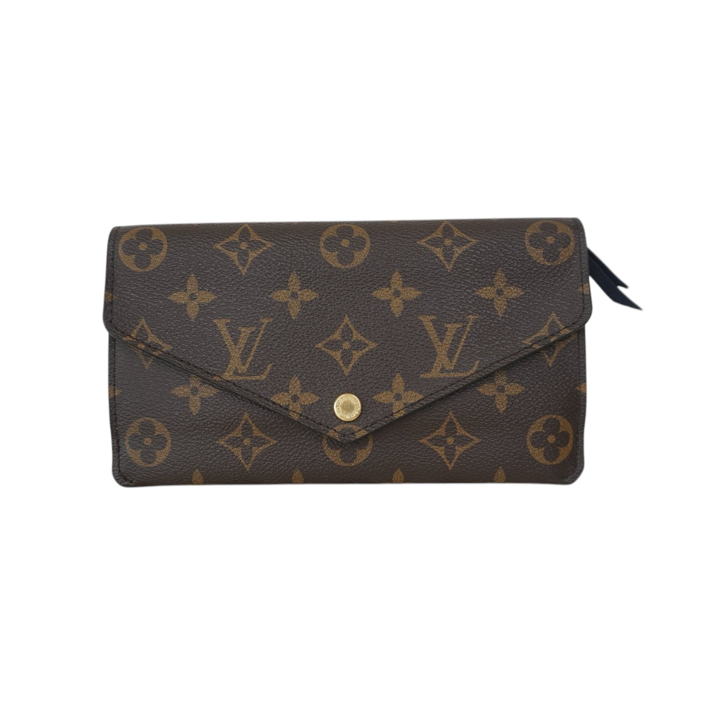 PRE-OWNED LV Pink Monogram Canvas Jeanne Long Wallet