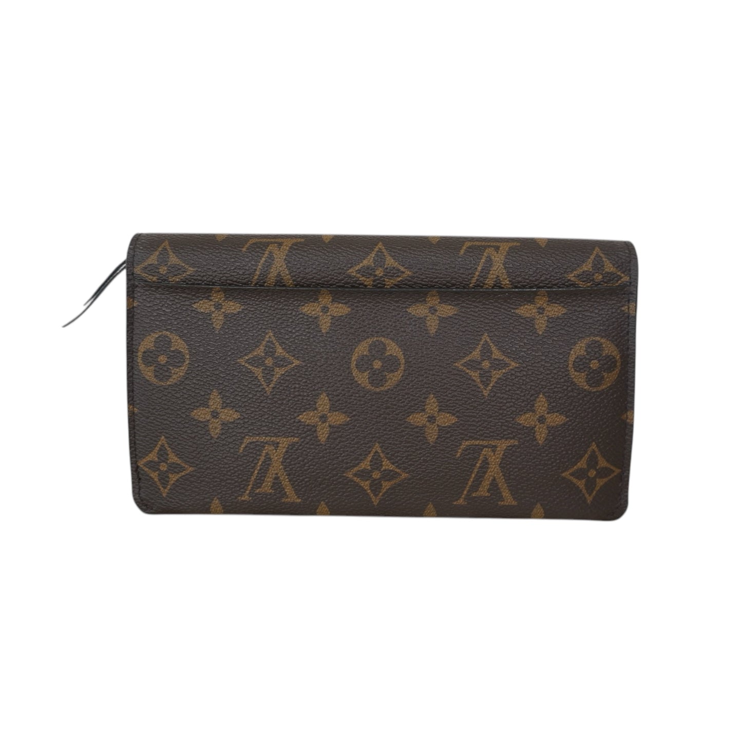 PRE-OWNED LV Pink Monogram Canvas Jeanne Long Wallet