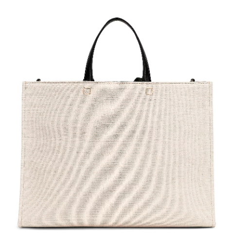 GIVENCHY - Medium G Tote Shopping Bag in Beige & Black