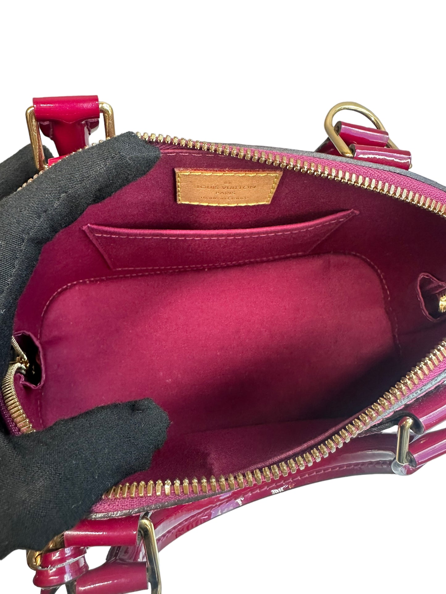 LOUIS VUITTON -Alma Handbag Monogram Vernis BB
