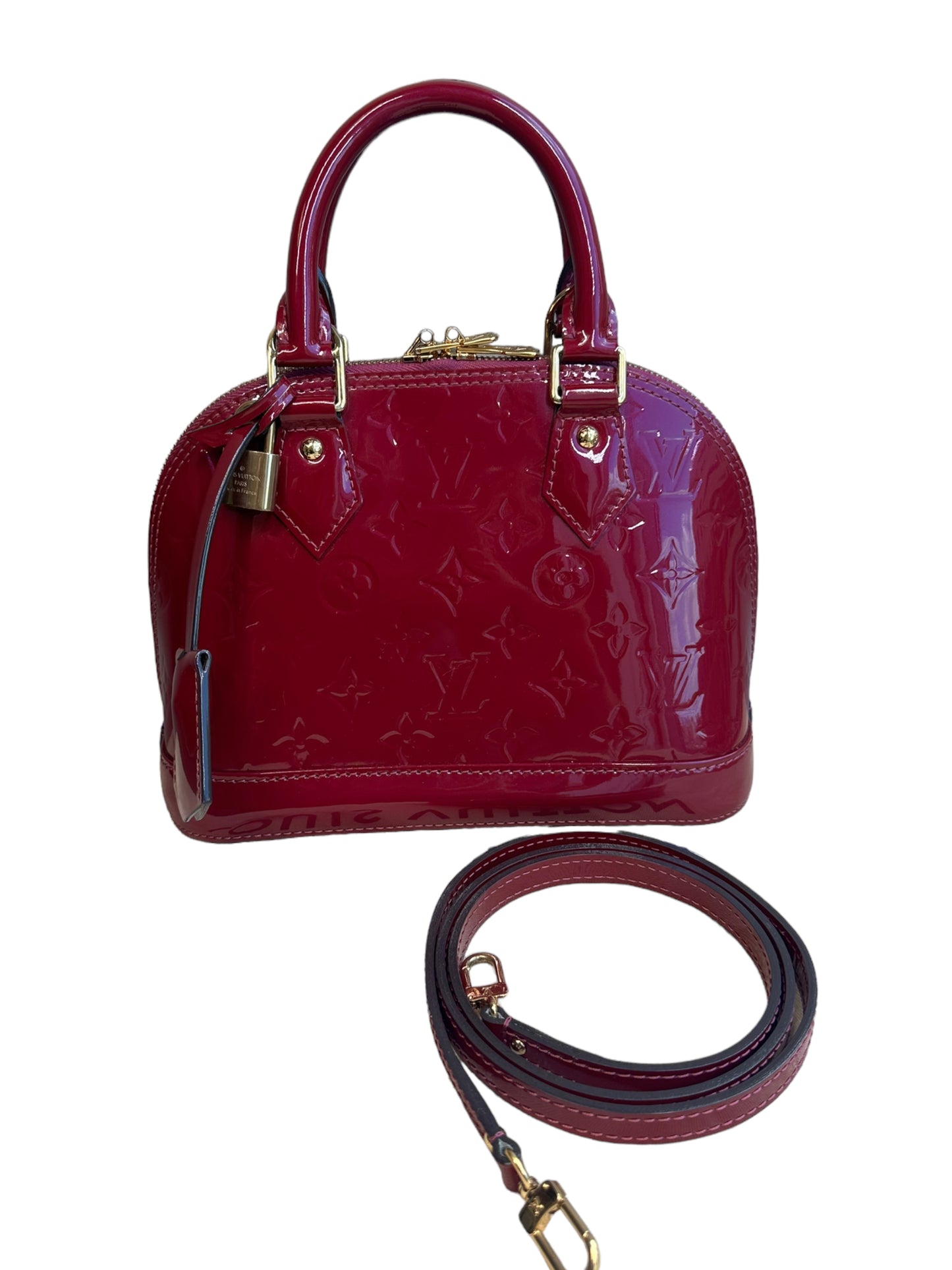 LOUIS VUITTON -Alma Handbag Monogram Vernis BB