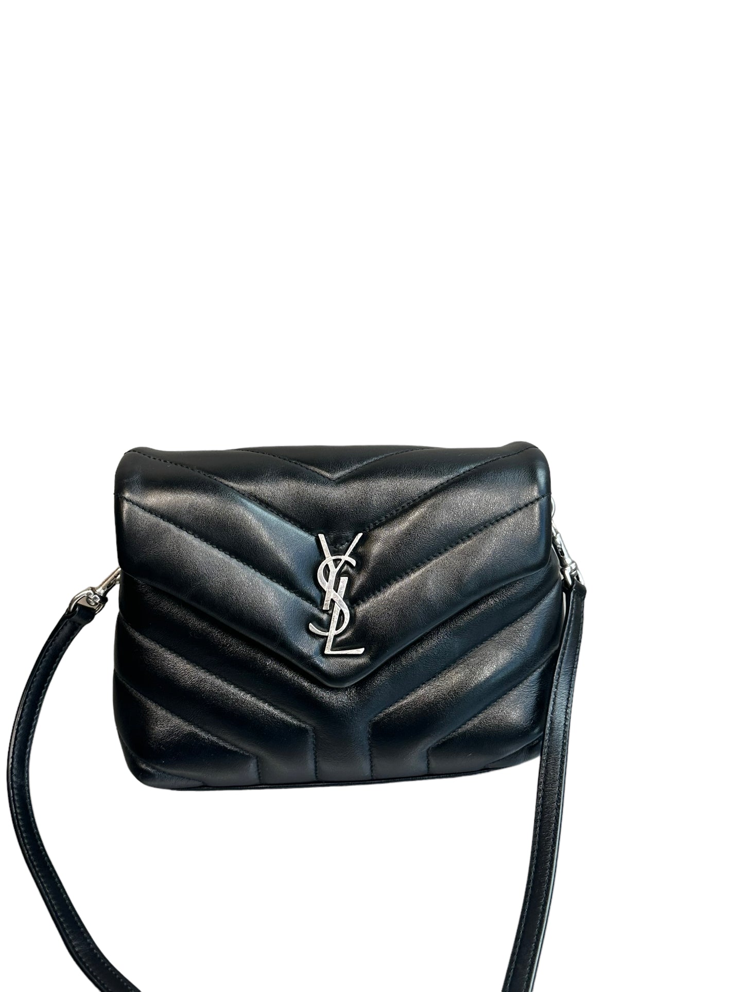 SAINT LAURENT - LouLou Shoulder Bag Matelasse Chevron Leather Toy