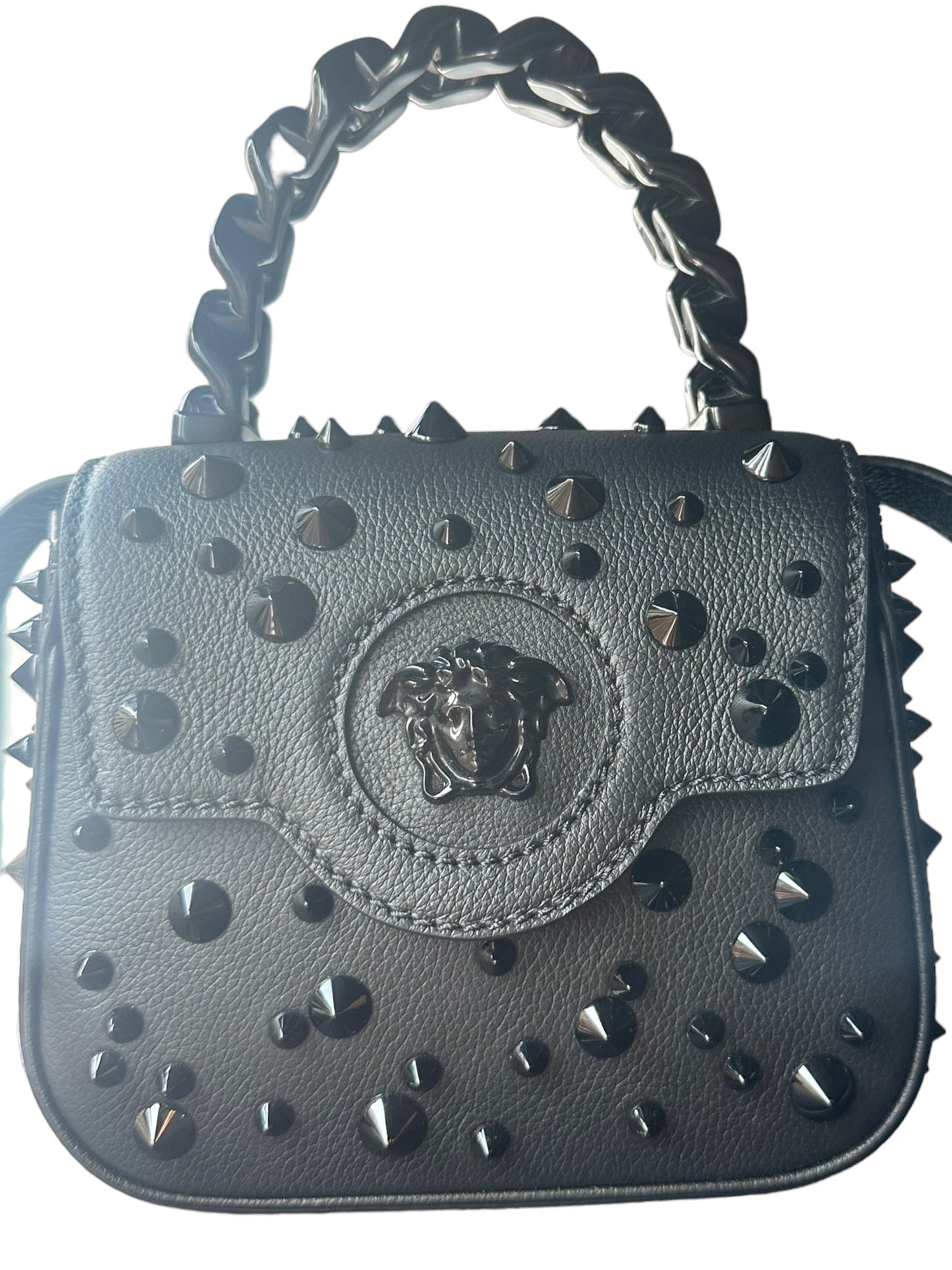 VERSACE - La Medusa Spiked Mini Bag