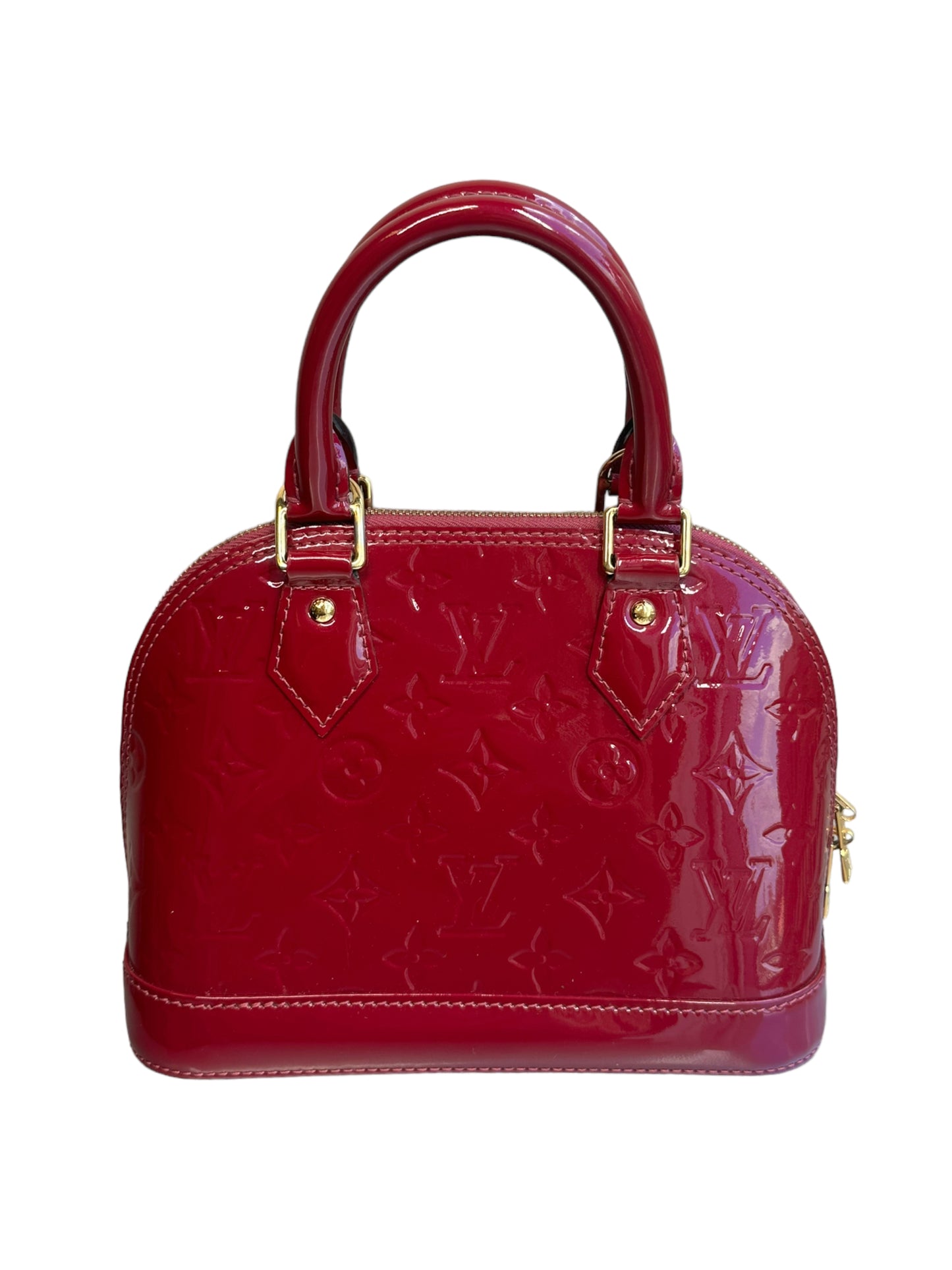 LOUIS VUITTON -Alma Handbag Monogram Vernis BB