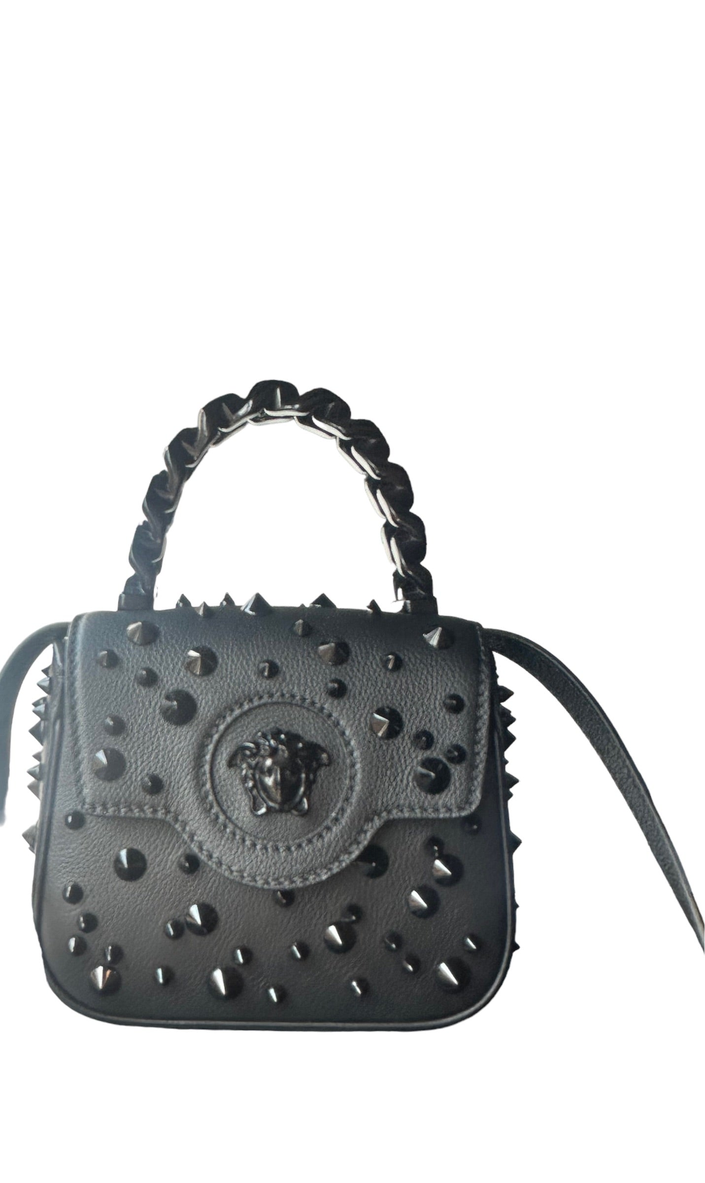 VERSACE - La Medusa Spiked Mini Bag