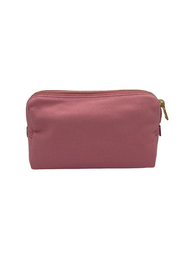 PRADA - Canapa Pouch Geranio Bianco Pink White Canvas