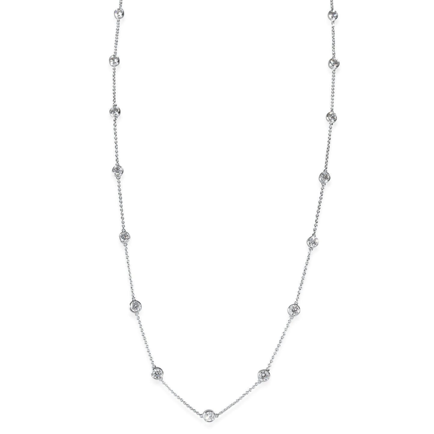 2 ctw White Gold Lab-Grown Diamond Necklace