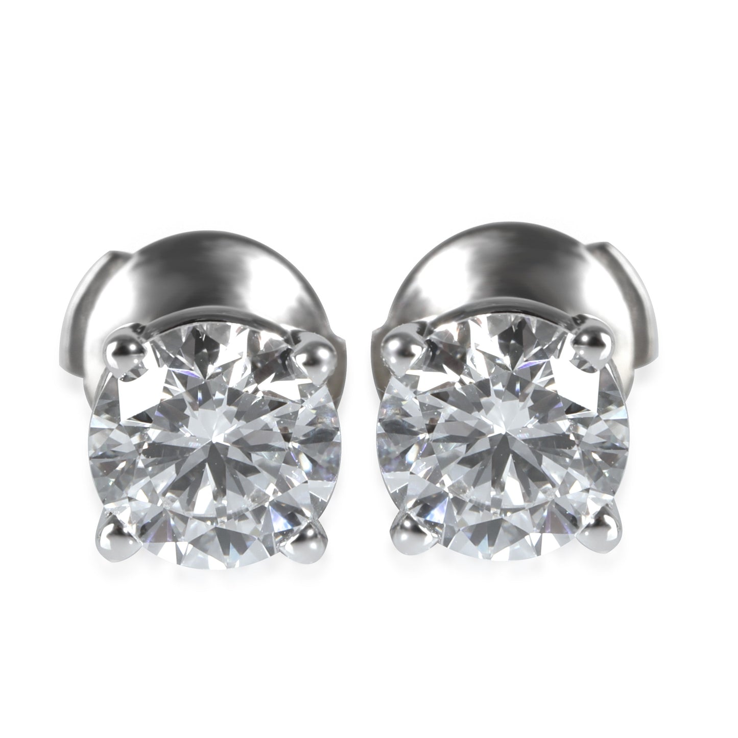 BRAND NEW Lab-Grown Diamond Earrings in 18K White Gold 1.5 CTW