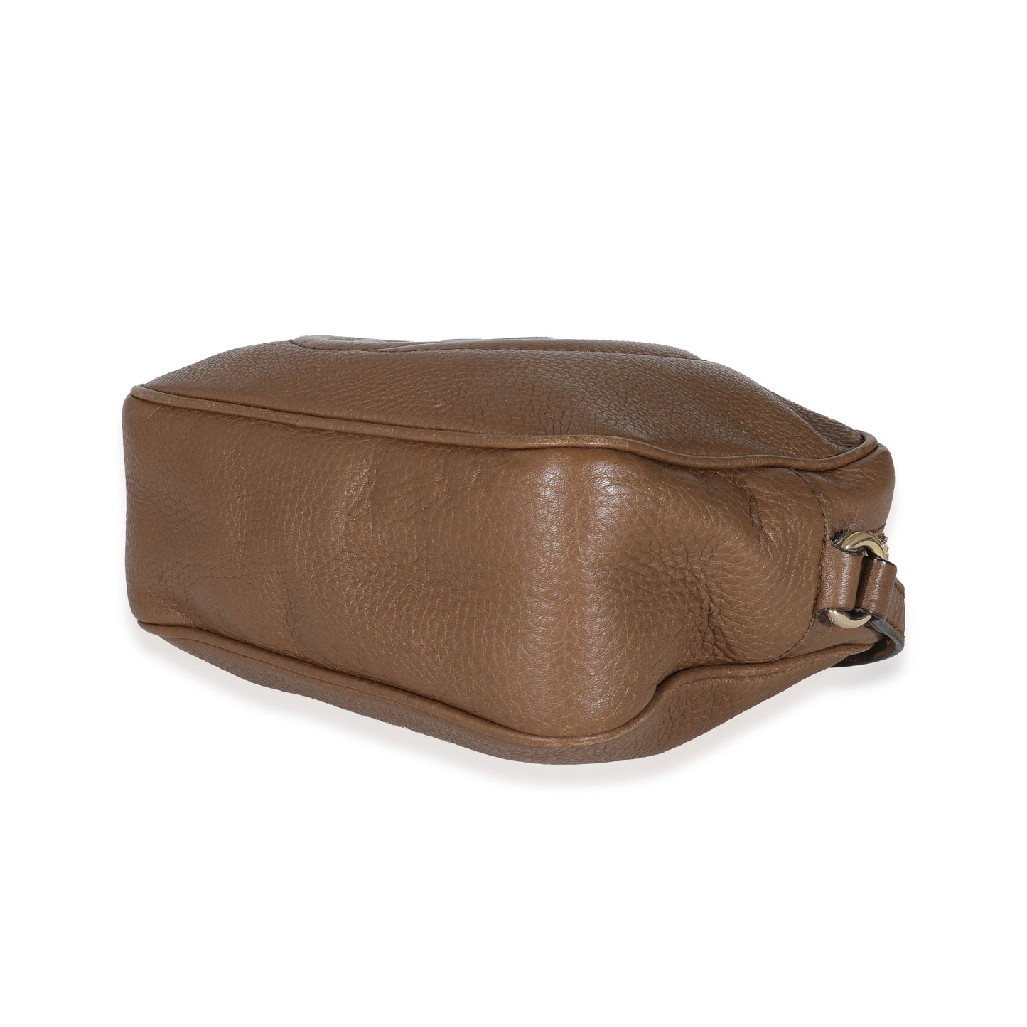 GUCCI - Brown Pebbled Leather Soho Disco Bag