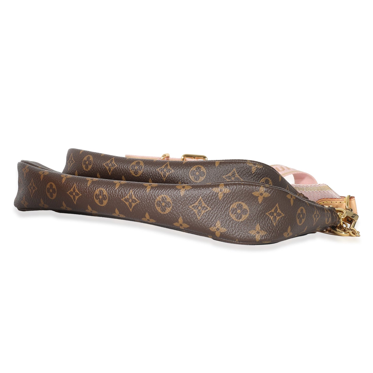 LOUIS VUITTON- Rose Clair Monogram Canvas Multi Pochette Accessoires