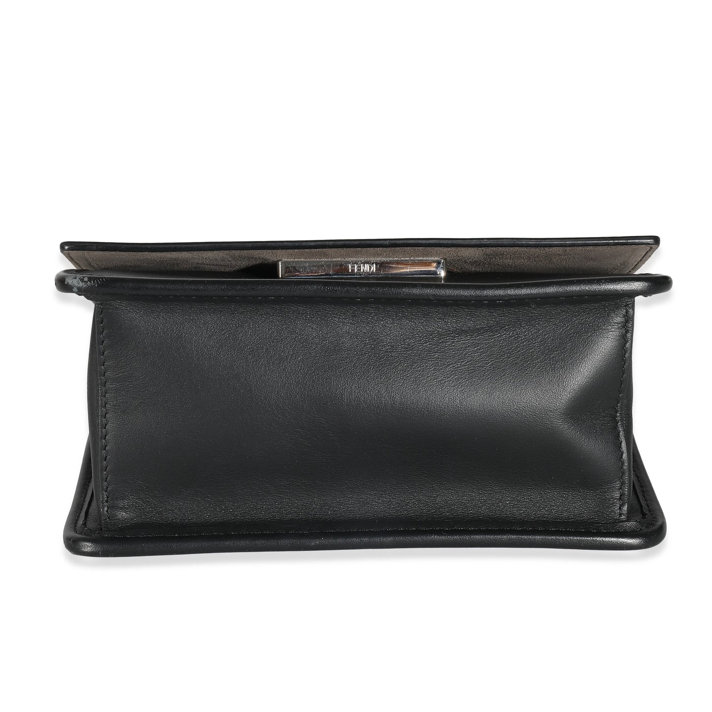 FENDI - Black Vitello Century Opaco F is Fendi Kan I Bag