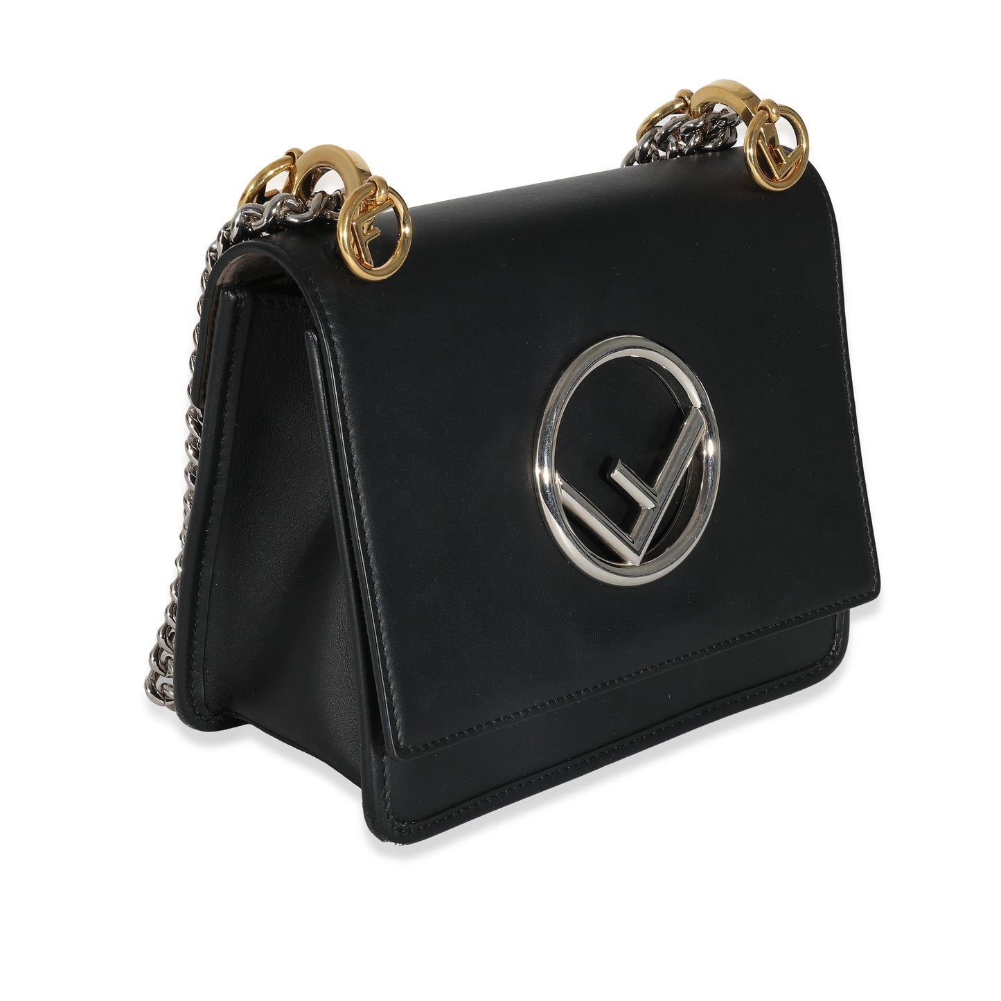 FENDI - Black Vitello Century Opaco F is Fendi Kan I Bag