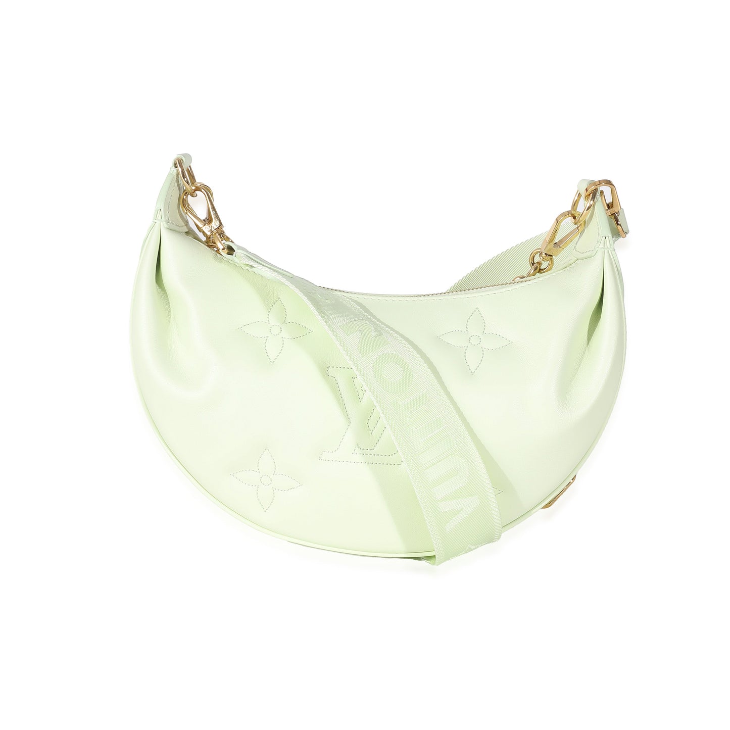 LOUIS VUITTON - Light Green Bubblegram Calfskin Over The Moon