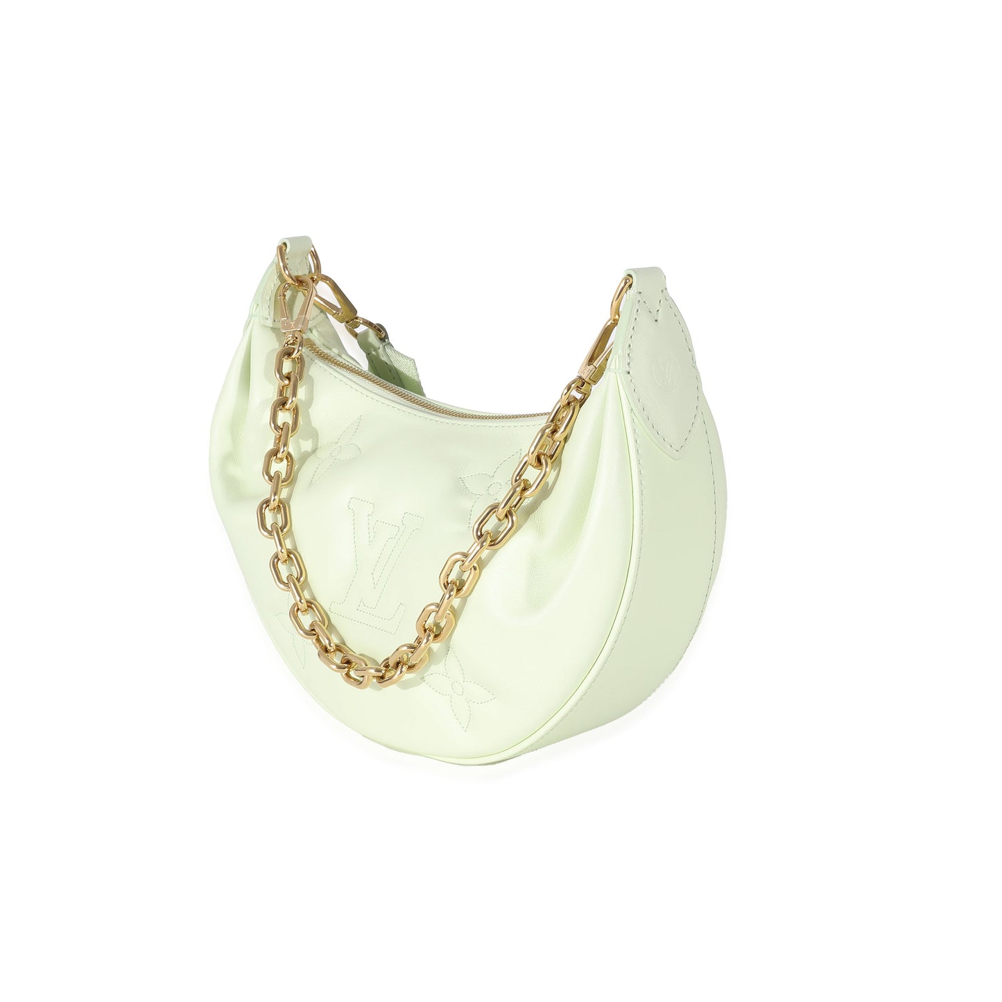 LOUIS VUITTON - Light Green Bubblegram Calfskin Over The Moon