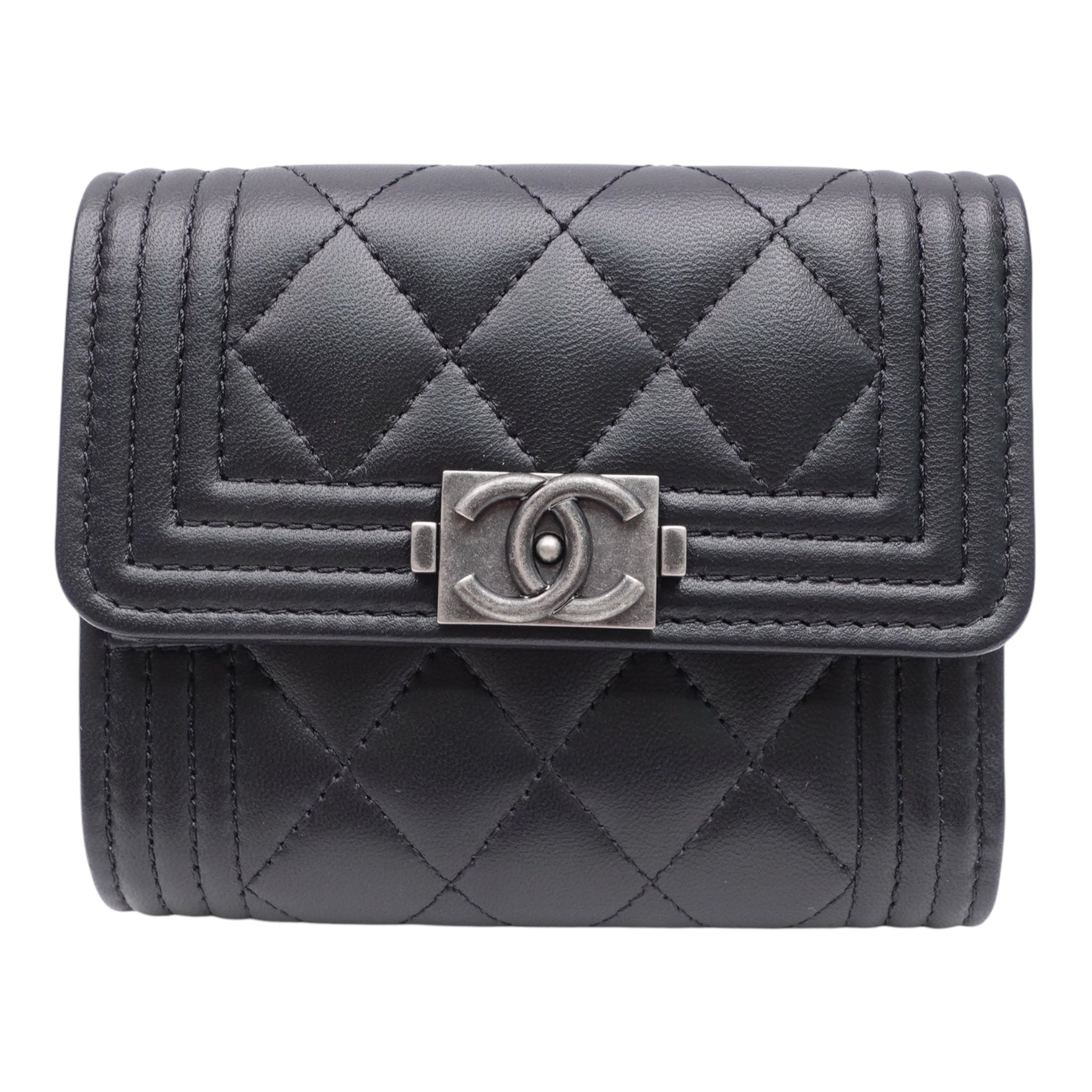 Cartera compacta entrelazada CC Black Boy de segunda mano