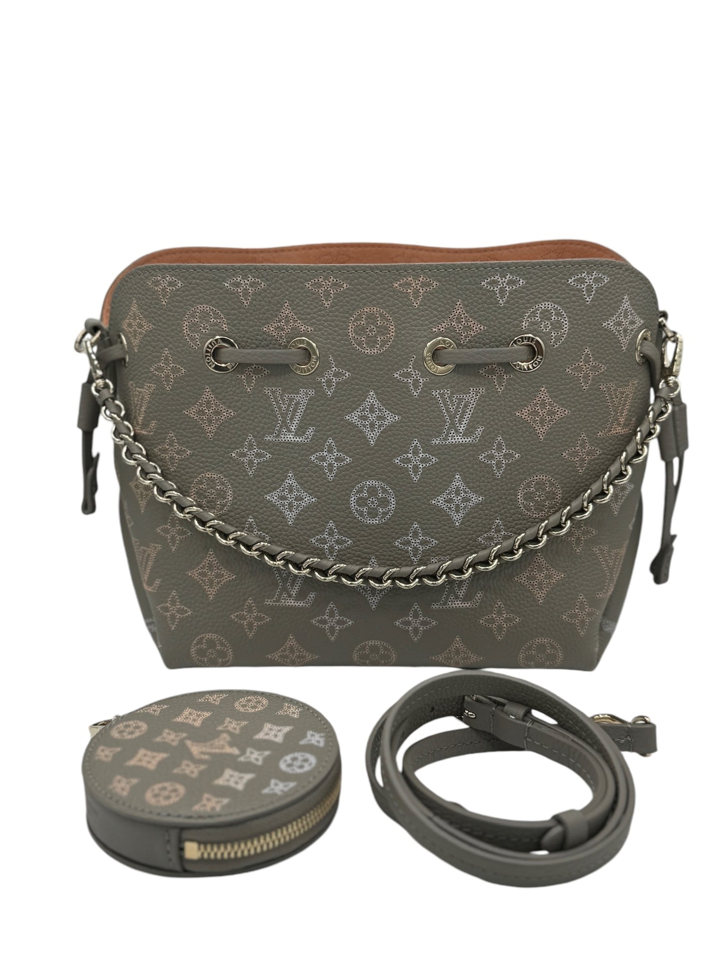 PRE-OWNED LV Bella Mahina Brume Shoulder Bag