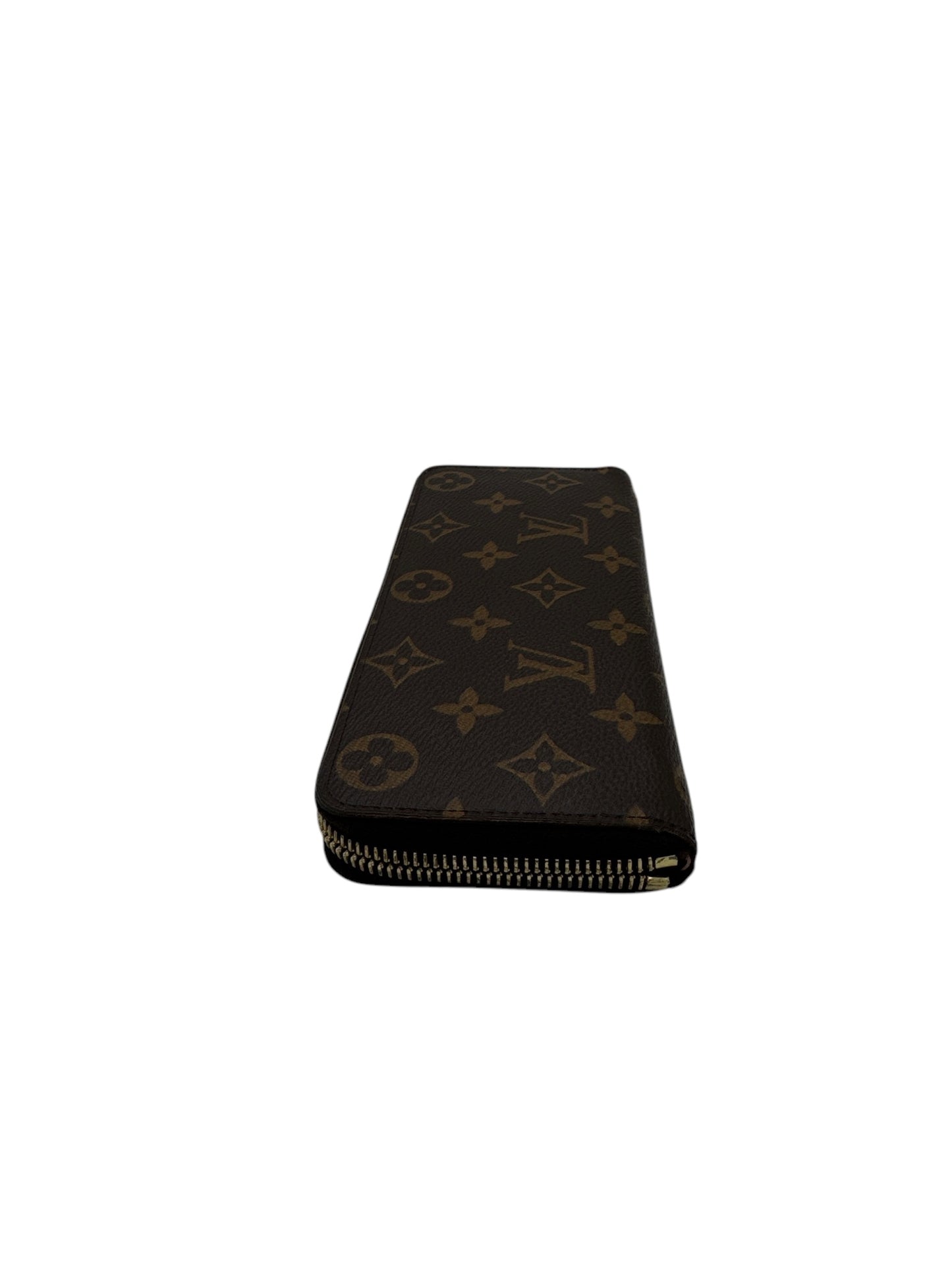 PRE-OWNED LV Monogram Canvas Clemence Wallet