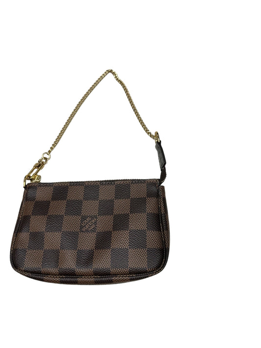 LOUIS VUITTON - Damier Ebene Canvas Mini Pochette