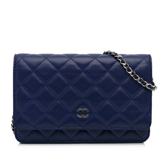 CHANEL - CC Quilted Lambskin Wallet On Chain Crossbody Bag
