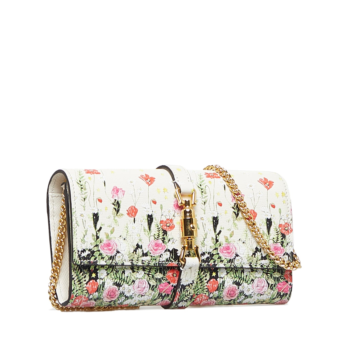 GUCCI - Floral Jackie 1961 Wallet on Chain